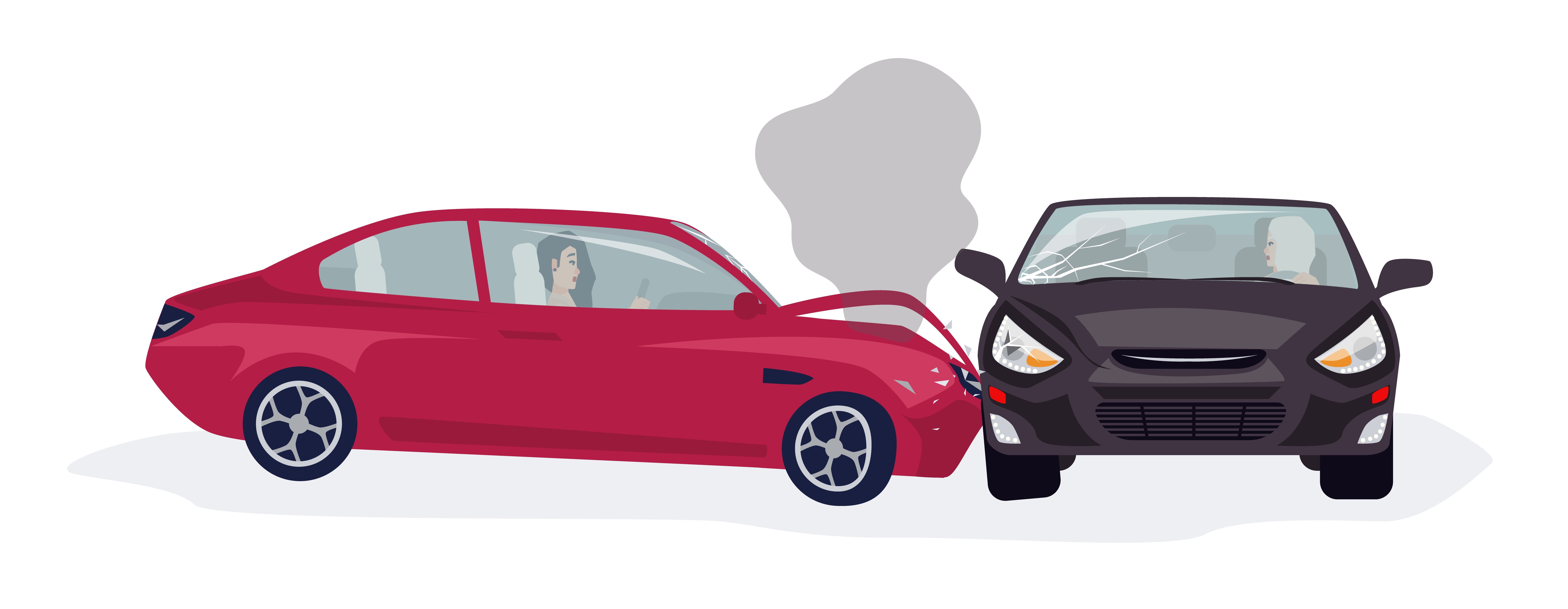 Who's at Fault in a T-Bone Accident? | Car Accidents | Ben Crump graphic-of-a-t-bone-accident